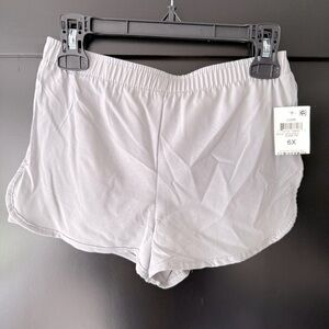 NWT Ideology girls size 6X light gray performance shorts